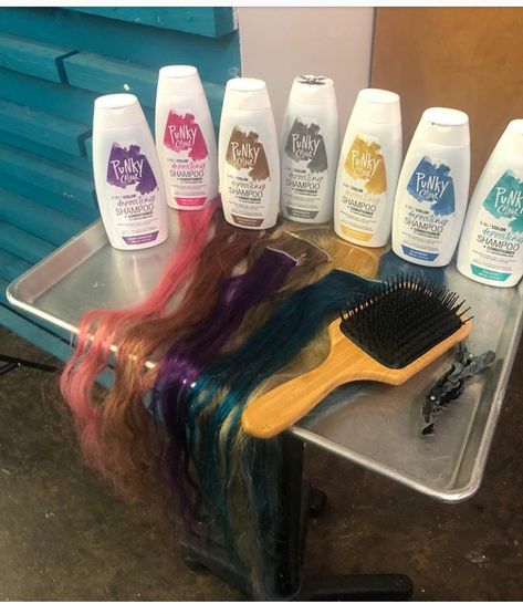 @KimKimble Punky Color Punky Color, Color Shampoo, Tape In Hair Extensions, Beauty Treatments, Shower Gifts, Shower Bath, Natural Hair, Hair Extensions, Hair Makeup