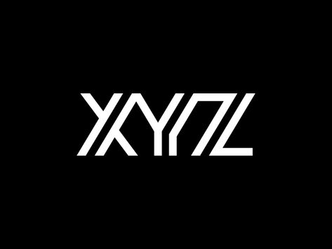 XYZ 1 by Kakha Kakhadzen Xyz Logo, Clothing Graphics, Design Typeface, Art Logo Design, Typeface Logo, Logo Idea, Logo Redesign, Abstract Logo, Slide Design