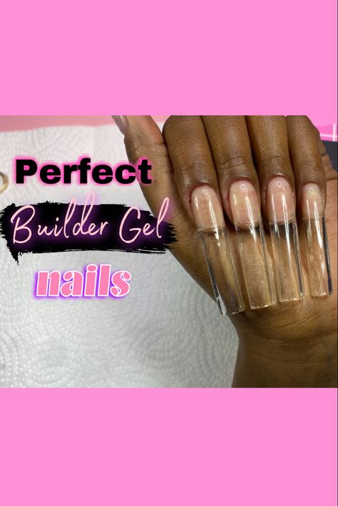 Builder Gel On Nail Tips, Builder Gel Nails Diy, Builder Gel Nails Tutorial, Gel X Nails Tutorial, Gel Nails Tutorial, Wave Nail Design, Stickers Butterflies, Diy Nails Tutorial, Decal Nail Art