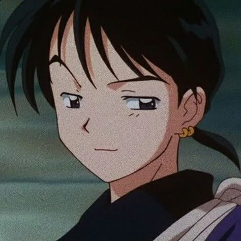 Miroku | InuYasha Aho Girl, Lo-fi Aesthetic, Inuyasha Fan Art, Villain Deku, Naruto Shippuden Sasuke, 90s Anime, Inuyasha, Anime Comics, Cute Icons