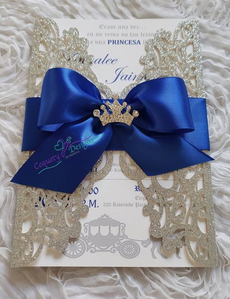 Really beautiful princess Royal | Etsy Dark Blue Quince Invitations, Dark Blue Sweet 16, Royalty Quinceanera Theme, Dark Blue Quinceanera Theme, Royal Blue Quince Theme, Royal Blue Quinceanera Theme, Quince Blue, Blue Quinceanera Theme, Dream Quinceanera