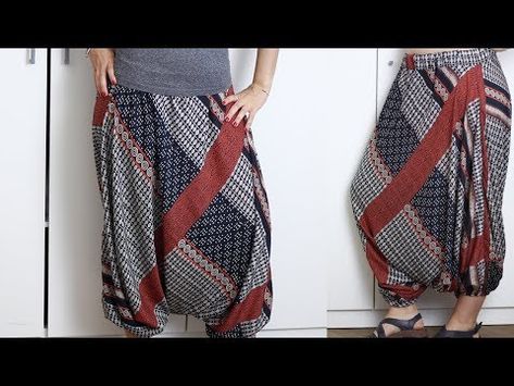 (51) Cucire pantaloni in stile etnico per l'estate | Cucito senza cartamodello | Un punto alla volta - YouTube Tandoori Masala, Diy Bag, Video Tutorial, Gingham, Harem Pants, Maxi Skirt, Maxi Dress, Friends Family, Sewing