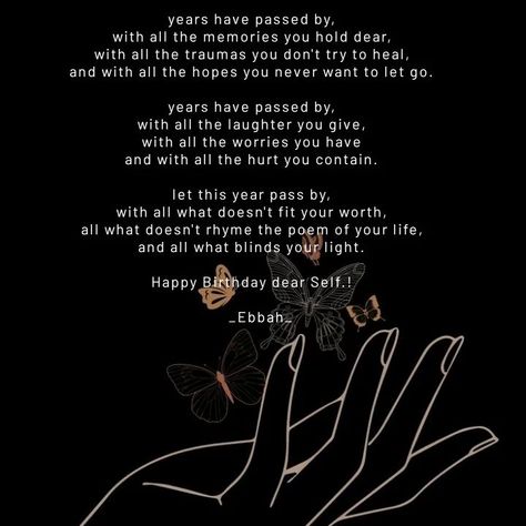 Happy birthday Dear Self❤️🌹 #april #taurus #earth #happybirthday #poetry #instagram #poetsofinstagram Happy Birthday Dear Self, Birthday Poetry, April Taurus, Poetry Instagram, Happy Birthday Dear, Dear Self, My Birthday, Poetry, Happy Birthday