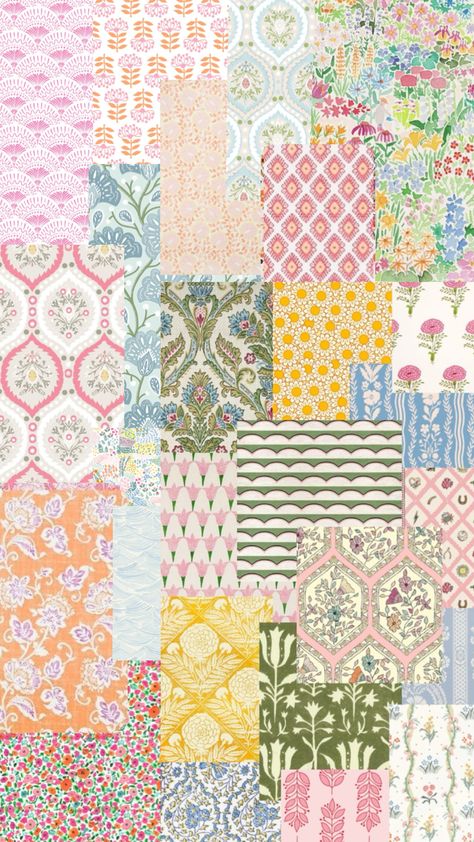 Dainty Wallpaper, We Heart It Wallpaper, Patchwork Wallpaper, Wallpaper Iphone Aesthetic, Bible Prints, Cute Summer Wallpapers, Scrapbook Printing, Wallpaper Iphone Summer, Print Design Art