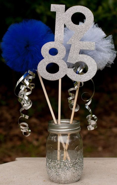 Class Reunion High School Reunion Centerpiece Table ... High School Reunion Planning, School Centerpieces, School Reunion Decorations, Class Reunion Favors, Class Reunion Planning, 50th Class Reunion Ideas, Reunion Centerpieces, 10 Year Reunion, High School Class Reunion