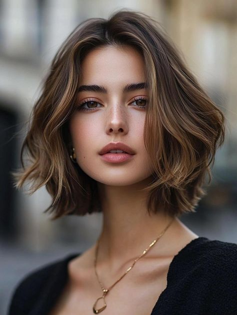 Stunning Bob Haircuts with Highlights for a Modern Look Bob Haircuts With Highlights, Haircuts With Highlights, Bob With Highlights, Modern Bob, Balayage Bob, Best Bob Haircuts, Choppy Bob Haircuts, Subtle Balayage, Asymmetrical Bob