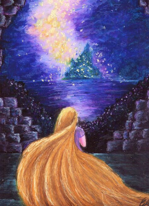 Howls Moving, Oil Pastel Paintings, Pastel Paintings, Castle Art, Oil Pastel Art, Disney Rapunzel, Oil Pastel Drawings, Disney Tangled, Oil Pastels