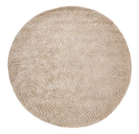 A simple way to introduce subtle texture to a room, the Elston collection is crafted of soft rayon and wool blend for an easy-care, long lasting look. Tufted in non-linear high-low pattern this round rug is perfect for reading nooks, bedrooms, or dining spaces. Available in two sizes. Contemporary Round Rugs, Washable Slipcovers, Mitchell Gold Bob Williams, Mitchell Gold, Jaipur Living, Round Area Rugs, Neutral Beige, Round Rug, Contemporary Home