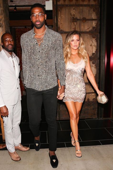 Tristan Thompson called Khloe Kardashian a 'baddie' on Instagram- CosmopolitanUK Tristan Thompson And Khloe, Khloe And Tristan, Khloe Kardashian Tristan Thompson, Five Months Pregnant, Khloe Kardashian Style, Khloe Kardashian And Tristan, Tristan Thompson, Kardashian Family, Scott Disick