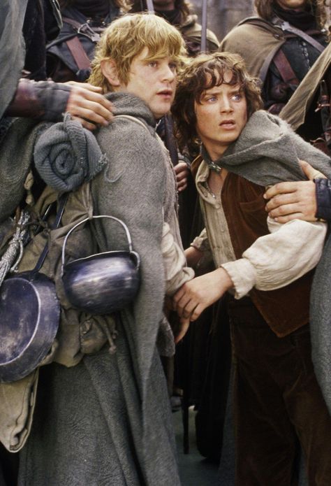 Sam and Frodo | The Lord of the Rings: The Two Towers Two Towers Lord Of The Rings, The Lord Of The Rings The Two Towers, Lord Of The Rings Two Towers, Frodo And Sam Costume, Frodo Lord Of The Rings, Frodo And Aragorn, Lord Of The Rings The Two Towers, Sam Lord Of The Rings, Frodo X Sam