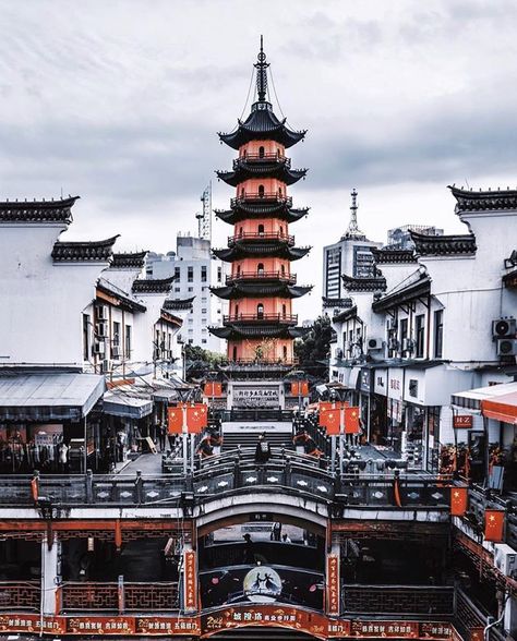 China Destinations, Asian House, Chinese City, Life Abroad, Tang Dynasty, Chinese Architecture, Old Building, Historical Architecture, Ningbo