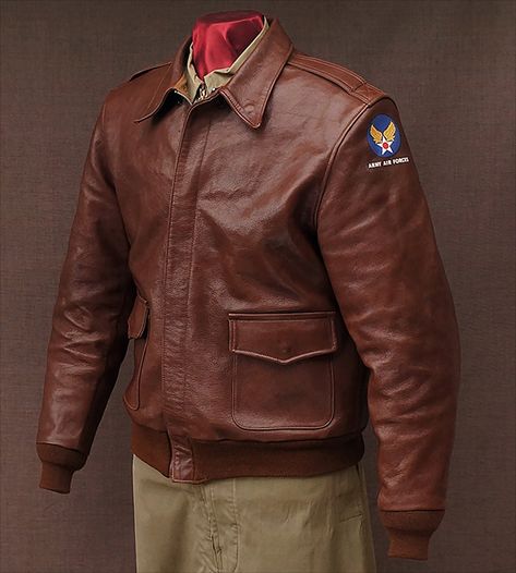 Good Wear Leather Coat Company — Sale I. Chapman & Sons A-2 Jacket A2 Flight Jacket, Army Air Corps, Leather Flight Jacket, Air Forces, Flight Jacket, Best Wear, Men's Style, Leather Coat, Flight