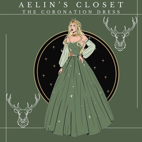 Caroline✨ on Instagram: “🔥Aelin’s Closet🔥 The Coronation Dress The second in my new series is Aelin in her stunning Coronation dress! @marssketch never fails to…” Aelin Coronation, Starfall Ball, Tog Series, Sjm Books, Throne Of Glass Fanart, Coronation Dress, Celaena Sardothien, Aelin Galathynius, Throne Of Glass Books