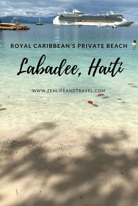 Royal Caribbean's private beach in Labadee, Haiti | Columbus Cove Beach Bungalow | Royal Caribbean Freedom of the Seas | Caribbean Travel Labadee Haiti, Freedom Of The Seas, Travel Caribbean, Zen Life, Honeymoon Cruise, Amazing Beaches, Beach Destinations, Beach Bungalow, Funny Travel