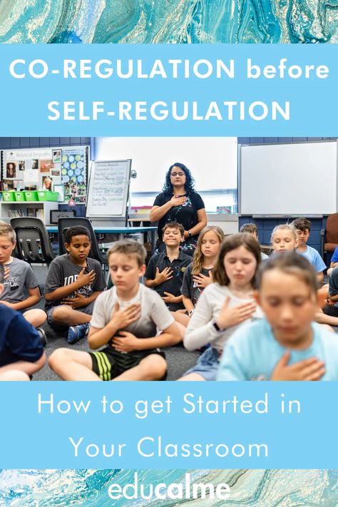 150. Co-Regulation Before Self-Regulation - Educalme Co Regulation, Emotional Intelligence Kids, Regulation Activities, Emotional Regulation Activities, Emotional Intelligence Activities, Kids Coping Skills, Mindfulness Classroom, Social Emotional Activities, Mental Health Activities