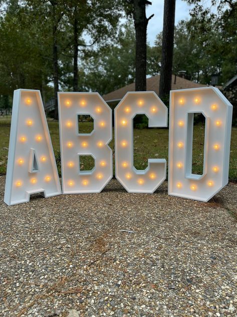 Marquee Numbers, Banquet Decor, Letters Wedding, Light Up Letters, Large Numbers, Marquee Letters, Free Lettering, 3d Letters, Large Letters