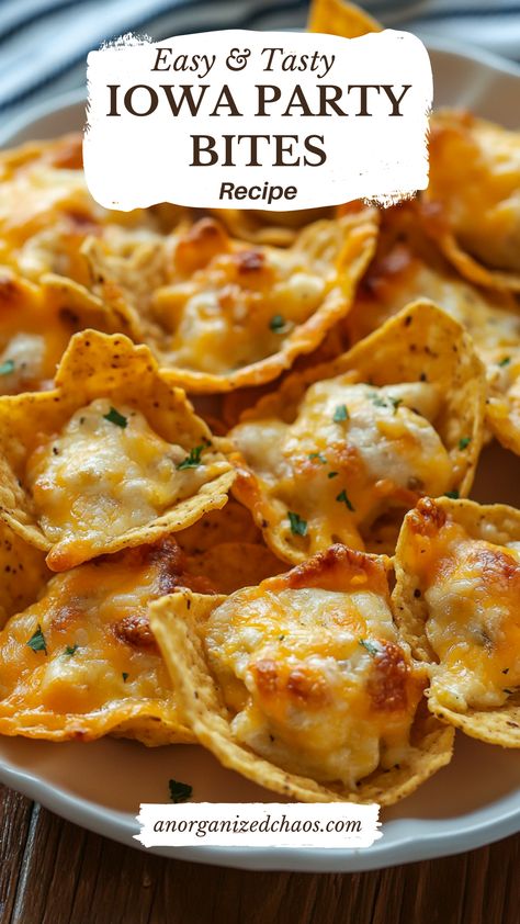 Iowa Party Bites No Mess Finger Foods, Yummy Party Food, Party Food That Travels Well, Scoops Appetizers Tostitos, Fruit Finger Food, Iowa Party Bites Recipe, Tea Party Snack Ideas, Iowa Party Bites 12 Tomatoes, Cheap Easy Appetizers For A Crowd