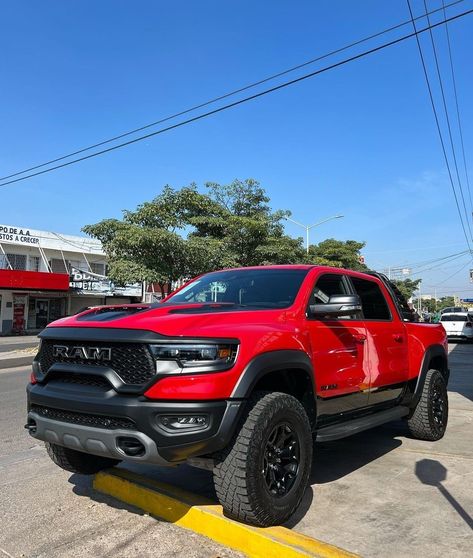 Trx Ram Truck, Truck Update Format, Trx Truck, Truck Update, Aniston Hair, Trucks For Sell, Red Pickup Truck, Jacked Up Truck, Truck Delivery