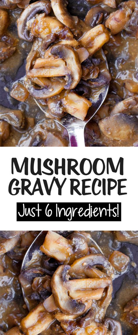 Best Mushroom Gravy, Vegetarian Mushroom Gravy, Kid Cooking, Brownie Ideas, Diet Lunch, Mushroom Gravy Recipe, Recipe Thanksgiving, Dinner Vegan, Gravy Ingredients