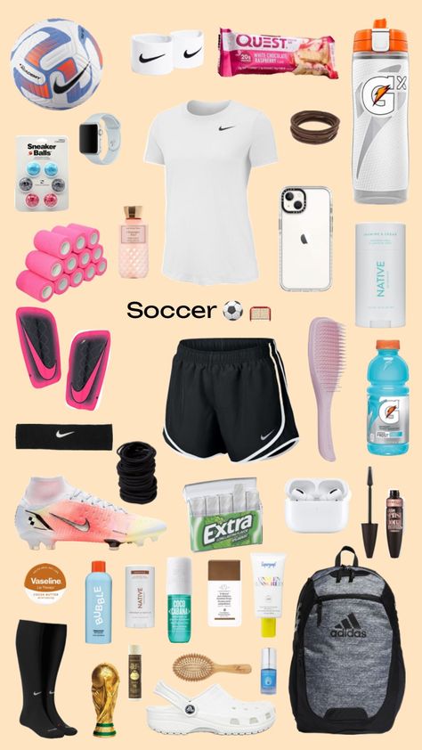 Womens Soccer Cleats, Soccer Essentials, Vollyball Outfits, Soccer Bag, Matching Outfits Best Friend, Soccer Season, Soccer Inspiration, Soccer Outfits