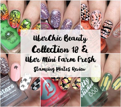 Nail Polish Society>> UberChic Beauty Collection 18   Uber Mini Farm Fresh Stamping Plates Review Nail Polish Nail Art, Mini Farm, Stamping Plates, Nail Stamping, Beauty Collection, Farm Fresh, Community Board, Beauty Nails, Class Ring