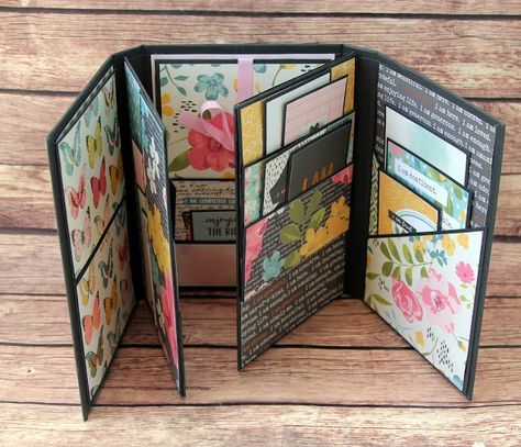 Mini Albümler, Mini Album Ideas, Lap Book, Mini Scrapbooks, Album Tutorial, Mini Albums Scrap, Mini Album Tutorial, Scrap Album, Album Scrapbook