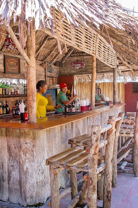 Things To Do In Jamaica, Surf Bar, Outdoor Restaurant Patio, Cornwall Beach, Air Transat, Outdoor Restaurant Design, Visit Jamaica, Bamboo House Design, Bar Exterior