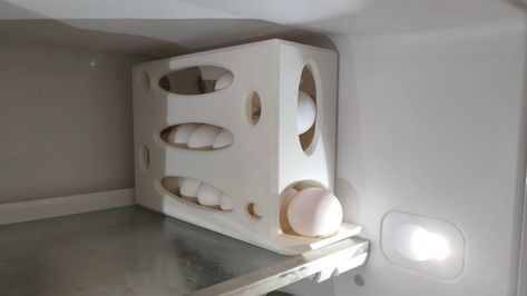 Egg Dispenser (Eierspender) by devilinside Egg Dispenser, Print Ideas, An Egg, 3d Printer, 3d Print, 3d Printing, Don't Forget, Glue, Printer