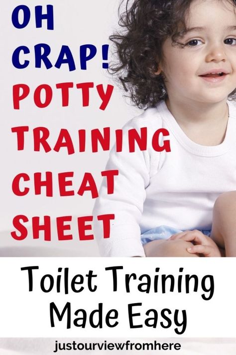 Just Our View From Here ~ Oh Crap Potty Training Method Pt.2. Are you ready to go commando? It worked for us! Our experience with the Oh Crap potty training method. A cheat sheet for moms and dads to Block 1,2, and 3, tips for potty training success. #ohcrap #pottytraining Best Potty Training Books, Oh Crap Potty Training Cheat Sheet, Potty Training Activities Toddlers, Oh Crap Potty Training Method, Night Potty Training, Potty Training Activities, Raising Gentlemen, Potty Training Regression, Potty Training Methods