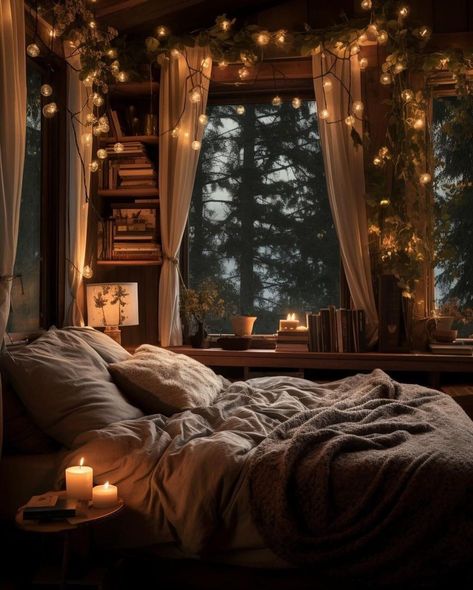 Bedroom Layouts For Small Rooms, Bedroom Aesthetic Cozy, Hygge Bedroom, Cozy Bedroom Design, Plush Bedding, Cabin Aesthetic, Dream Bedroom Inspiration, Luxury Room Bedroom, Creative Storage Solutions