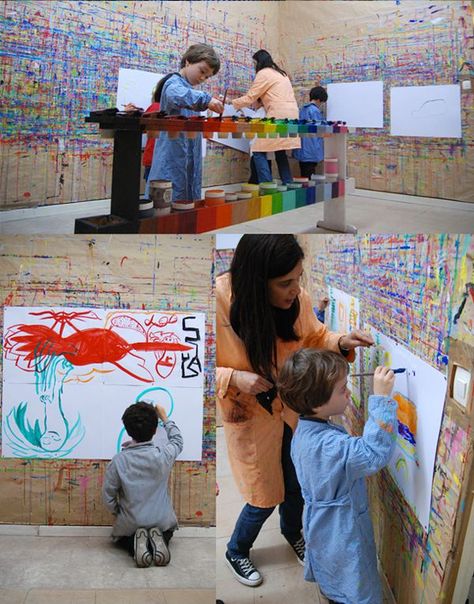 10 Inspiring Art Studios for Kids from Meri Cherry! #ECE #art Art Studio Kids, Meri Cherry, Atelier Ideas, Kids Art Studio, Art Studio Space, Decor Studio, Slice Of Heaven, Art Studio At Home, Kampot