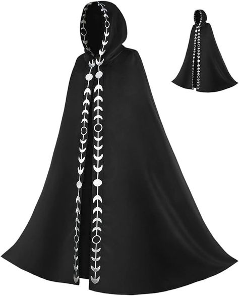 Wrap up in celestial charm with our Unisex Moon Phases Embroidery Hooded Cloak! 🌙✨ Embrace cosmic style & cozy comfort in this unique cloak. Perfect for stargazers & moon lovers! Find it on Amazon now & help support us as an Amazon Associate. I make a small commission at no extra cost to you. 🛒💫 Moon Costume, Long Cape, Hooded Cloak, Moon Lovers, Amazon Associates, Comforters Cozy, Moon Phases, Cloak, Cape