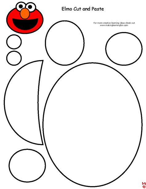 ElmoCutandPaste.gif 816×1,056 pixels Elmo Face Template, Elmo Quilt Pattern, Elmo Crafts For Preschoolers, Elmo Crafts For Toddlers, Sesame Street Crafts, Monster Centerpieces, Apple Crafts Preschool, Letter E Craft, Fern Pillow