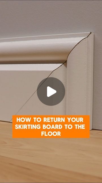 SKIRTING 4 U | SKIRTING BOARDS & WALL PANELLING on Instagram: "How to return your skirting board to the floor 🪚" Skirting Board Colours, Tile Skirting Ideas, Skirting Board Ideas Modern, Skirting Board Ideas, Stairs Skirting, Skirting Board Covers, Floor Skirting, Top Of Stairs, Wall Panelling