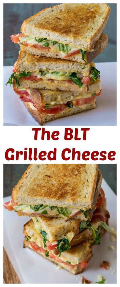 The best BLT you'll ever eat is a BLT Grilled Cheese Sandwich! #grilledcheese