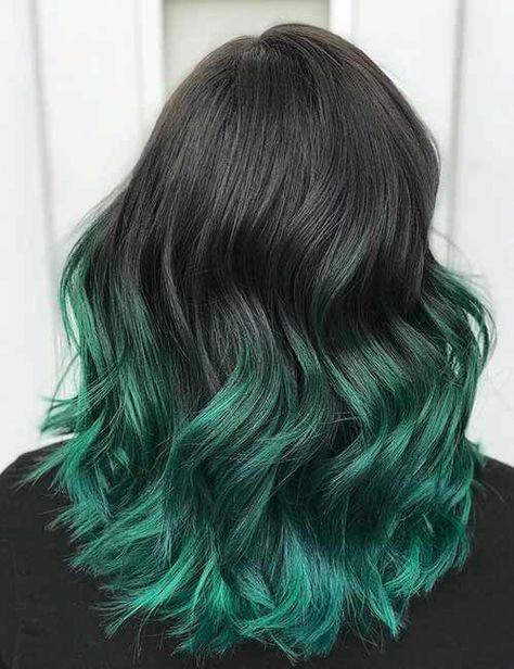 50 Breathtaking Hair Color Trends Taking The World By Storm #ombrecurlyhair Grey Balayage, Best Ombre Hair, Girl Hair Colors, Goth Hair, Pulp Riot, Ombré Hair, Ombre Hair Color, Color Crush, Hair Dye Colors