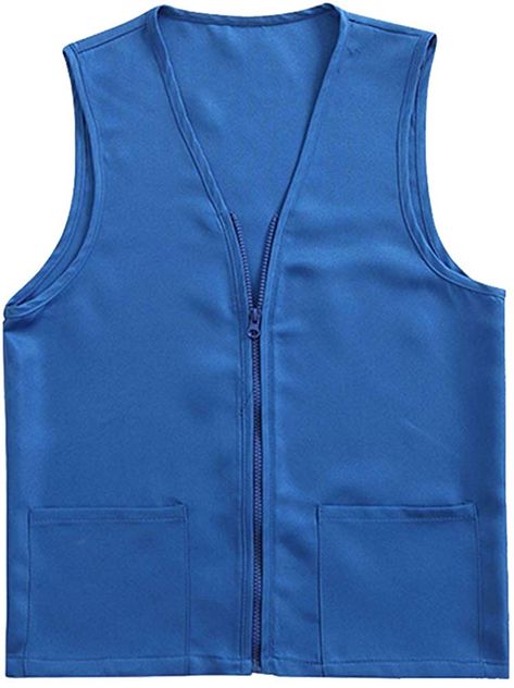 TOPTIE Adult Volunteer Activity Vest Supermarket Uniform Vests Clerk Workwear-Red-S at Amazon Men’s Clothing store: Family Guy Costumes, Supermarket Uniform, Carl Costume, Lightweight Vest, Outdoor Vest, Straight Fit Pants, Work Uniforms, Blue Vests, Casual Vest