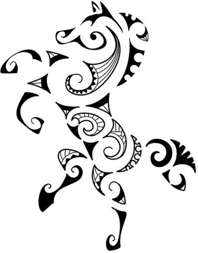 Best Horse Tattoos – Our Top 10 Horse Tattoo Design, Earth Tattoo, Polynesian Tattoo Designs, Maori Tattoo Designs, Maori Designs, Horse Tattoo, Maori Tattoo, Tattoo Designs And Meanings, Horse Designs