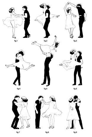 Dancing Drawing Reference, Dirty Dancing Movie, Dancing Drawing, Dance Tattoo, Dancing Drawings, Swing Dancing, Swing Dance, Painting People, Dirty Dancing