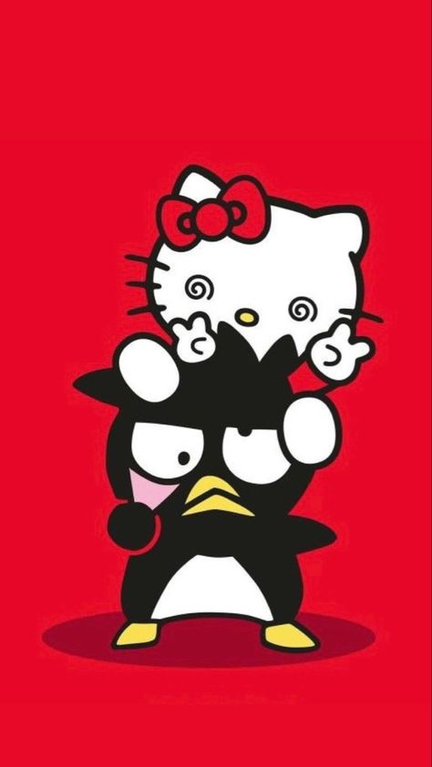 Hello Kitty Friends Pfp, Hello Kitty And Batzmaru, Hello Kitty With Her Friends, Batz Maru Pfp, Badtz Maru And Hello Kitty, Hello Kitty And Friends Pfp, Hello Kitty And Badtz Maru, Hello Kitty With Friends, Hello Kitty Characters Friends