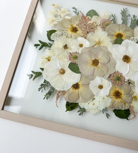 Preserving the magic of your wedding day with two beautiful frames. ✨ For brides wanting to keep their blooms as beautiful memories, our floral preservation offers a timeless way to hold onto the magic of your wedding day. The frames: 16x20 floating glass in Oyster White. Classic style layout. Florals: @twinbrookfloraldesign Planner: @maddie_tillyandteal #HeirloomBloomsDesign #ForeverFlowers #whatsupmagazine #bouquet #weddingbouquetideas #WeddingMemories #gettingmarriedsoon #LoveStory... Beautiful Frames, Floral Preservation, Oyster White, Bouquet Preservation, Forever Flowers, Beautiful Memories, Maryland Wedding, Pressed Flowers, Love Story