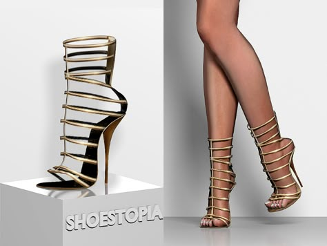 Sims Shoes, Silver Sandals Heels, Magic Shoes, Sims 4 Black Hair, Cc Shoes, Feminine Shoes, Sims 4 Cc Shoes, Sims 4 Download, Tumblr Sims 4