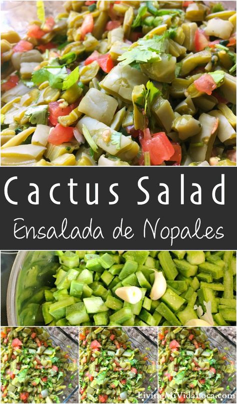 Nopales Salad, Nopalitos Recipe, Latina Lifestyle, Nopales Recipe, Cactus Recipe, Cactus Food, Cactus Salad, Mexican Cactus, Authentic Mexican Recipes