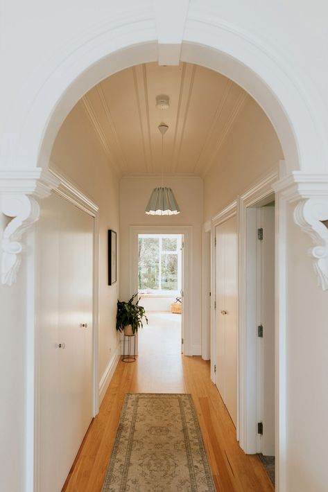 This 1900s Dunedin villa was restored to her former glory 1900s House Restoration, 1900s House, Building A Garage, House Restoration, Cosy Bedroom, Contemporary Classic, Timber Flooring, House Goals, Window Seat