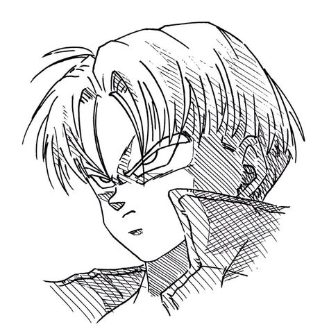 #MiraiTrunks #Trunks #Fanart Trunks Drawing Dragon Ball, Future Trunks Drawing, Trunks Dbz Drawing, Future Trunks Tattoo, Future Trunks Manga, Trunks Sketch, Trunks Drawing, Trunks Tattoo, Trunks Fanart