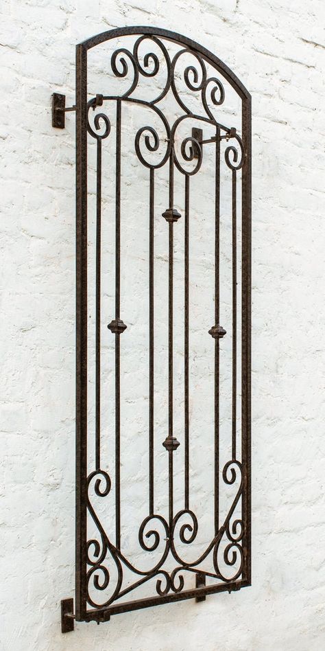 H Potter Large Garden Trellis Wrought Iron Metal Wall Hangin Wrought Iron Trellis, Window Guards, Tall Garden Trellis, Wrought Iron Wall Art, Wall Screen, Iron Trellis, Wall Trellis, Flower Trellis, Metal Trellis