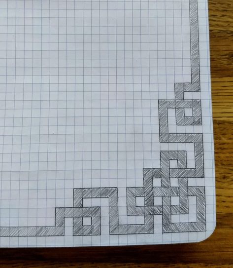 Drawing Ideas For Graph Paper, Graphing Paper Design, Things To Draw With Graph Paper, Graph Paper Border Designs, Things I Done Project, Easy Graph Paper Doodles, Graph Paper Patterns Drawing, Cool Things To Draw On Graph Paper, Drawing On Grid Paper