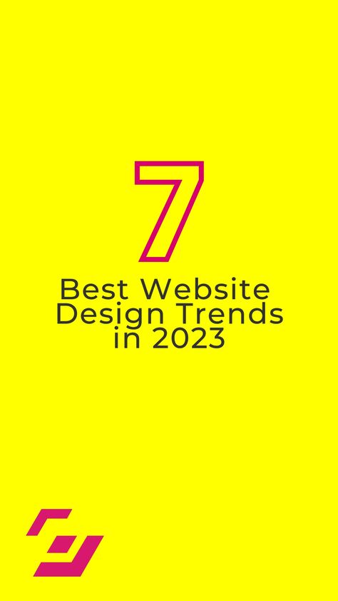 7 Website Design Trends in 2023  written on bright yellow background with puzzle pieces marketing icon in lower left corner Website Design 2023 Trends, 2023 Web Design Trends, Web Design Trends 2023, Nonprofit Website Design, Nonprofit Website, Trends In 2023, Website Trends, Website Design Trends, Beautiful Websites