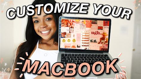 Customized Macbook, Macbook Organization, Macbook Customization, Macbook Pro Setup, Mac Hacks, Macbook Hacks, Macbook Pro Keyboard, Macbook Pro Tips, Macbook Pro Touch Bar