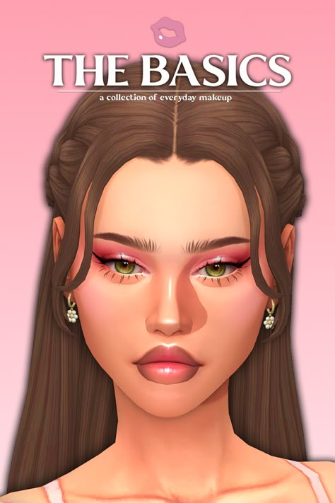 Lady Simmer, Sims 4 Makeup, Sims Makeup, Sims 4 Cc Eyes, The Sims 4 Skin, Makeup Cc, The Sims 4 Pc, Pelo Sims, Sims 4 Cc Makeup